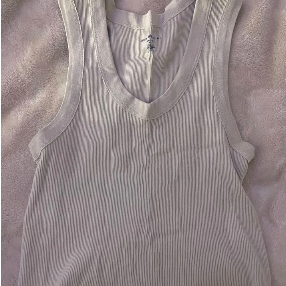 brandy melville beige tank top